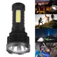 thumbnail image 1 of Herwey Outdoor Lighting Flashlights,Handheld Flashlights,Outdoor Lighting Flashlights Double Lamp Design Lightweight Portable Waterproof USB Charging LED Long Shot Flashlights, 1 of 8
