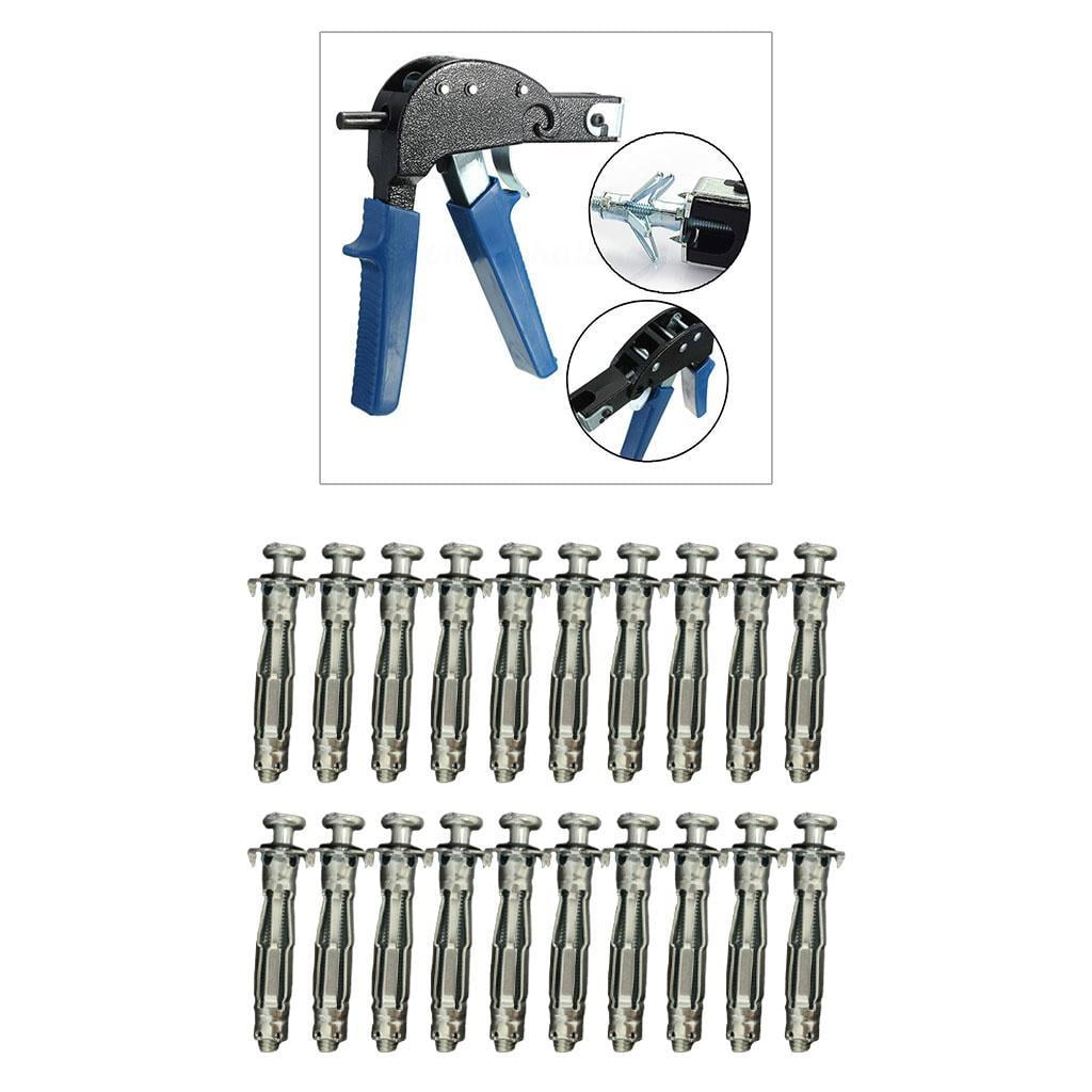 Hollow Wall Anchor Kit Plasterboard Drywall Cavity Plug Dowel For