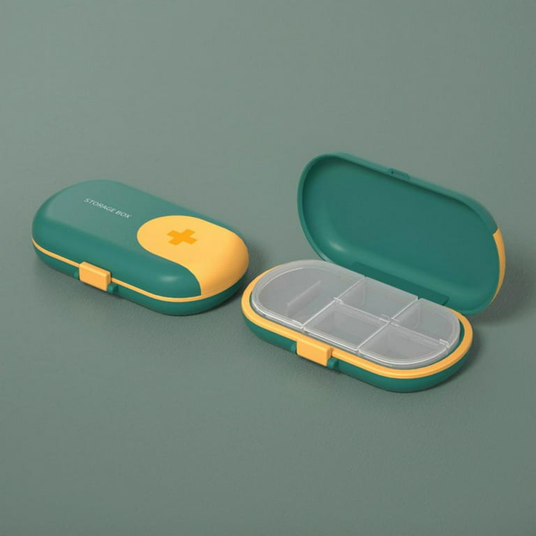 Moisture Waterproof Small Pill Case, Daily Travel Vitamin Pill Organizer,  Portable Pill Box, Compact Mini Pill Storage Holder, Compact Medicine  Containers