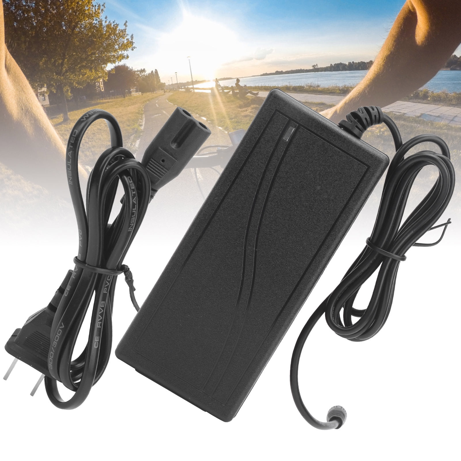 LAFGUR 100‑240V US Plug 42V 1.5A Lithium Battery Charger Electric