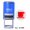 Red Ink, variant on PrintValue Self Inking Rubber Symbol of Cup COLOP R12 Stamper Office Stationary Accessory for Home & Office