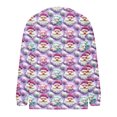 thumbnail image 5 of LOVZFMLL Cardigan pour Femmes Décontracté Imprimé de Noël Cardigan Tricoté Veste à Boutons, 5 of 5