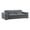 Gray, variant on Titan Furnishings 89" Modern Genuine Italian Leather Sofa in Dark Gray