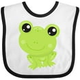 thumbnail image 3 of Inktastic Cute Frog, Little Frog, Baby Frog, Green Frog Boys or Girls Baby Bib, 3 of 4