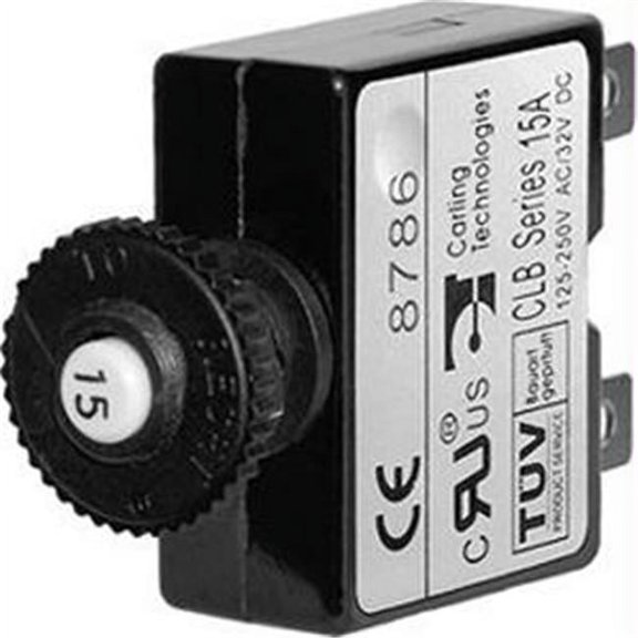 Blue Sea System  5A Push Button Thermal with Quick Connect Terminals