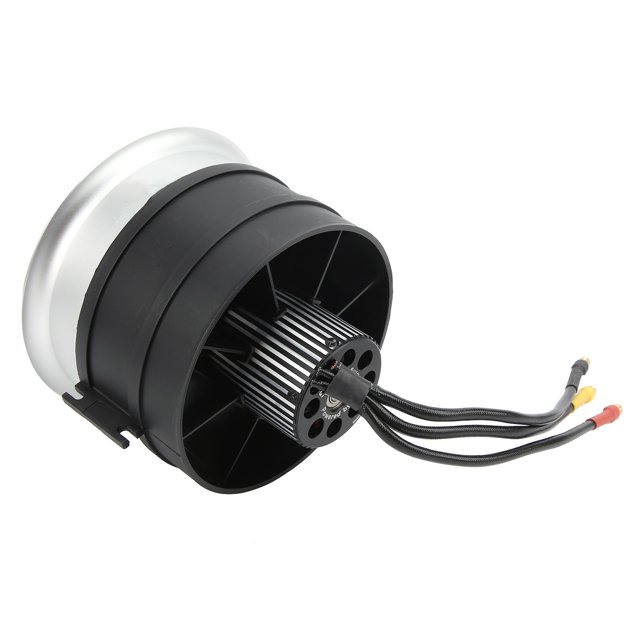 RC Ducted Fan, Lightweight Carbon Fiber Mixed Materials Long Service Life Ducted Fan With Motor Practical To Use For RC Ducted Fan For Work