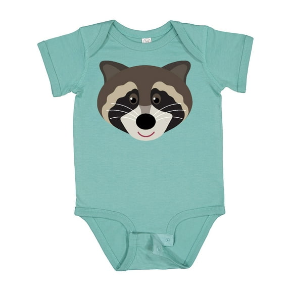 Inktastic Raccoon Animal Face Boys or Girls Baby Bodysuit
