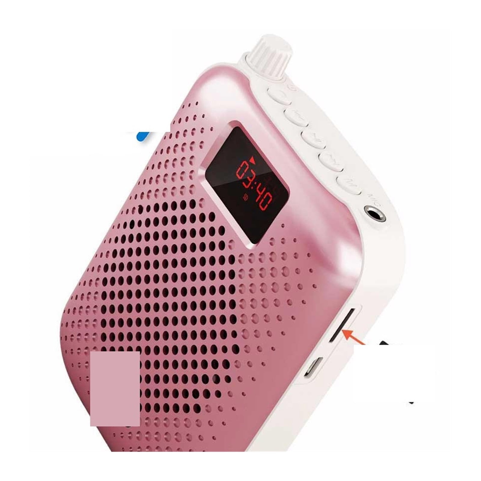 K500 Bluetooth Loudspeaker Microphone Voice Amplifier Booster Megaphone Speaker For Teaching Tour Guide ,Easy to Operate