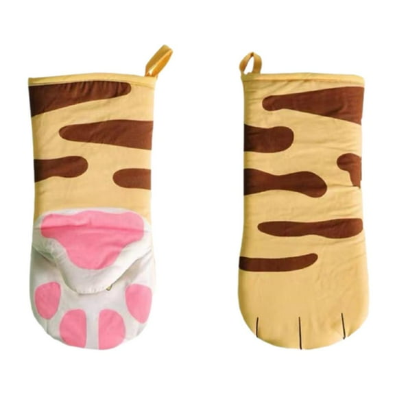 Cat's Paw Insulated Gloves Oven Anti-scalding High Temperature Baking Glove GXN J8R3