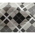 thumbnail image 4 of oneOone Viscose Chiffon Light Gray Fabric Argyle Check Quilting Supplies Print Sewing Fabric By The Yard 42 Inches Wide, 4 of 4