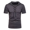 thumbnail image 1 of Playera Slim Fit Hombre Moda Casual Manga Corta Con Capucha, 1 of 7