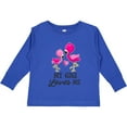 thumbnail image 3 of Inktastic My Gigi Loves Me with Two Flamingos Boys or Girls Long Sleeve Toddler T-Shirt, 3 of 5