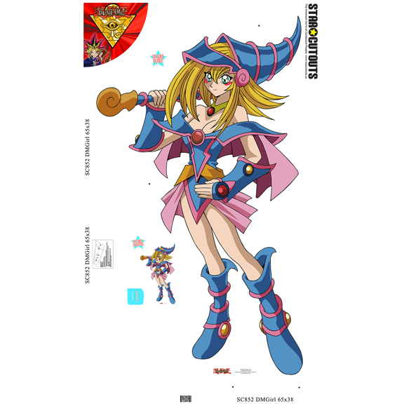 SC852 Dark Magician Girl Cardboard Cutout Standee Standup