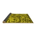 thumbnail image 2 of Ahgly Company Indoor Square Abstract Yellow Modern Area Rugs, 8' Square, 2 of 4
