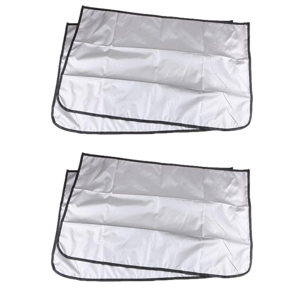 2 Sets de Protectores de terre para Vidrios Laterales de Autos Hecho de Material Vinilo y Lámina Cola Protector solar parabrisas