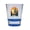 Blue, variant on Kuala Lumpur Malaysia Design A Souvenir 2 oz Round Shot Glass Orange