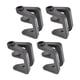 thumbnail image 5 of 4 clips para barcos, colgadores sencillos de alta resistencia, con ajuste para rieles cuadrados. Negro, 5 of 8