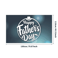 thumbnail image 3 of Decorative Design Happy Father's Day Banner Elegant Style Father's Day Decoration for Celebration Event Indoor Outdoor Holiday, 3 of 7