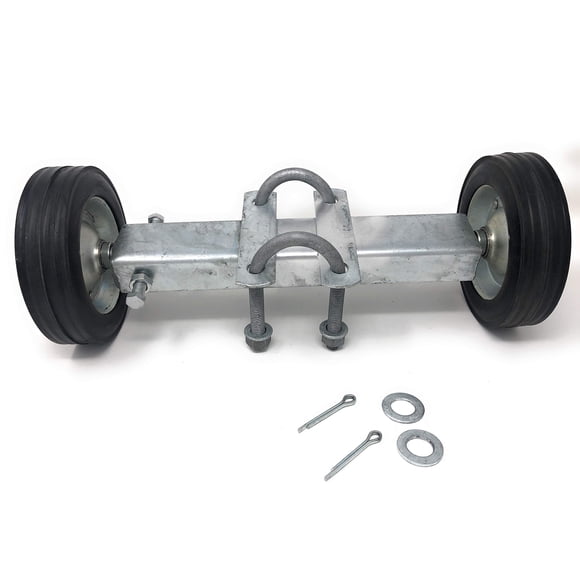 5.75" ROLLING GATE CARRIER Wheels: for chain link fence rolling gates - rut runner