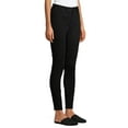 thumbnail image 4 of Time and Tru Women's High Rise 29" Inseam Skinny Jeans, 4 of 6