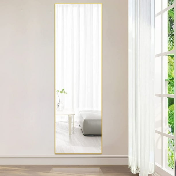Full Length Mirror Hanging or Leaning Rectangle Floor Mirrors Wall Mirrors Door Mirrors 16"x 50