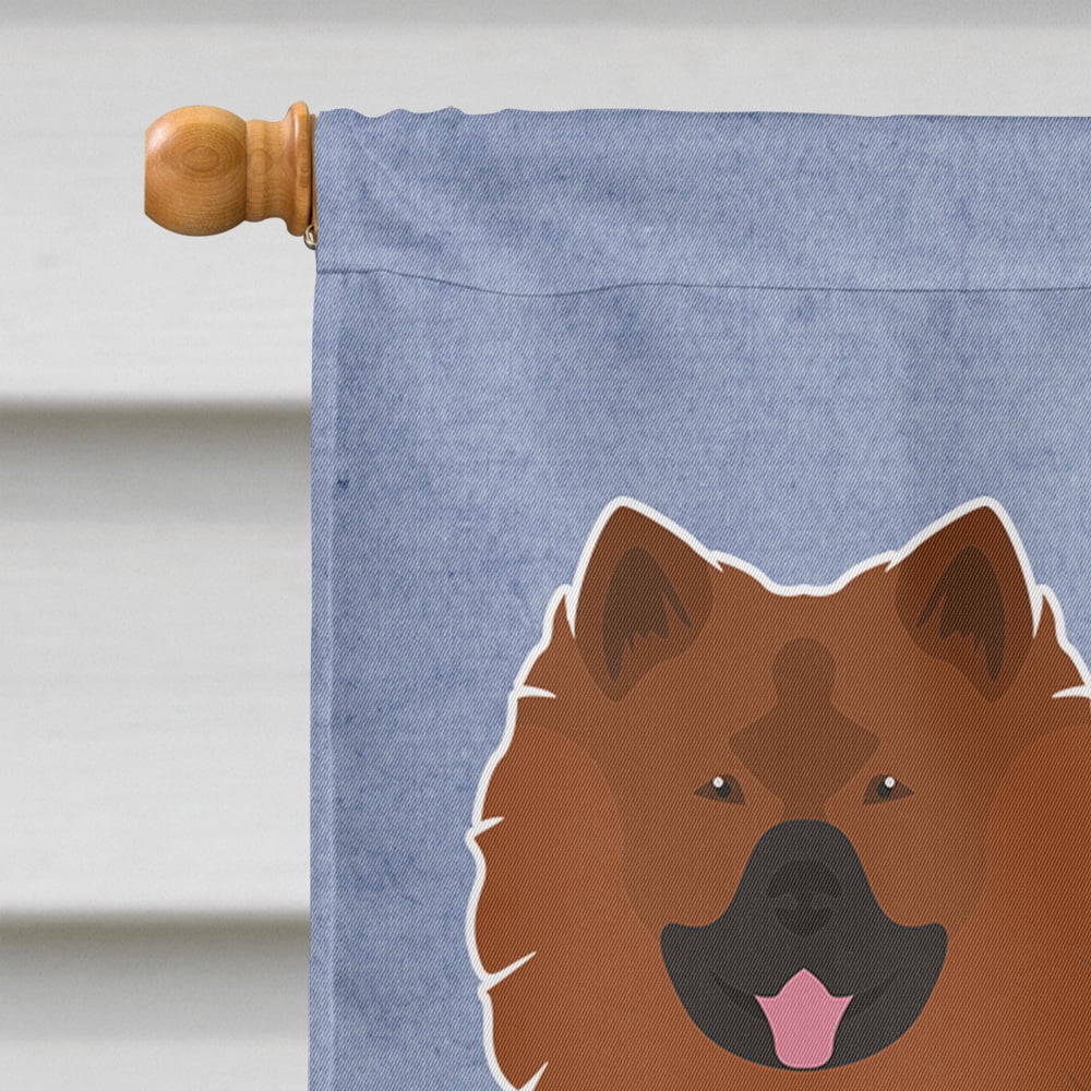 Eurasier or Eurasian dog Welcome Flag Canvas House Size