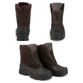 thumbnail image 6 of NORTIV 8 Mens Winter Insulated Waterproof Snow Rugged Winter Outdoor Hiking Men's Work Boots TERREX-1M Brown Size 14, 6 of 7