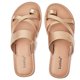 thumbnail image 1 of Sandalias planas Luoika para mujer, ancho ancho, color dorado 9XW, 1 of 9