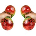 thumbnail image 3 of Bola de alivio del estrés de sandía - Bolas blandas para aliviar la ansiedad para niños y adultos - Juguete sensorial divertido que cambia de color cuando aprietas 4, 3 of 5