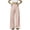 Beige, variant on Elastic Waist Palazzo Pants for Women Loose Casual Wide Leg Trousers