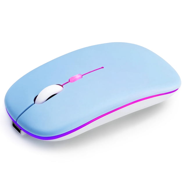 Ratón Bluetooth Inalámbrico AZTZATZ Recargable 500mAh Azul