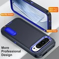 thumbnail image 5 of Dteck Case for Google Pixel 9 Pro XL,Shockproof 3-Layer Protection Case Built-in Kickstand Military Grade Protective Cover for Google Pixel 9 Pro XL,Navyblue, 5 of 8