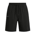 thumbnail image 2 of Men's Quick Dry 9 Inch Workout Shorts, Elastic Waist Drawstring Gym Shorts with Zipper Cargo Pocket, Lightweight Breathable Athletic Shorts for Running & Training Black, 2 of 7