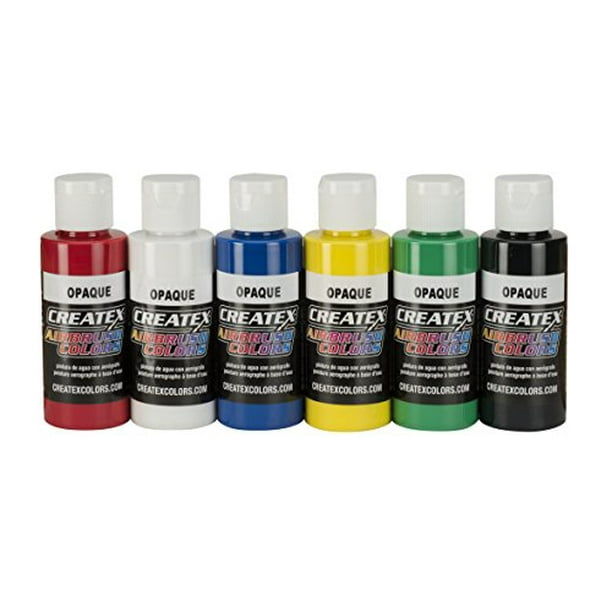 Createx Colors 5803-00 Ensemble de peinture opaque pour aérographe
