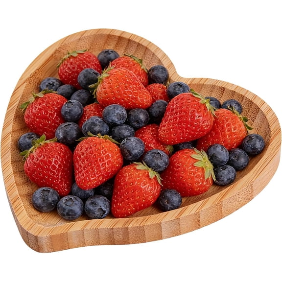 Heart Charcuterie Boards for Table Centerpieces,7.87inch Valentine's Day Serving Platter,Wooden Cheese Charcuterie Board for Snack Candy Food Fruit Decor,Wood Cutting Boards for Valentines Gifts