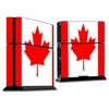 Skin Decal Wrap Compatible With Sony PlayStation 4 PS4 Console Sticker Design Canadian Flag