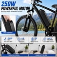 thumbnail image 6 of 20" Electric Bike for Adults, 250W Motor, 19MPH Max Speed, 48V 5.2Ah Removable Battery, LCD Display, Compact E-Bike UL2849, 6 of 8