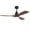 Black with light, variant on Sofucor Ceiling Fan with Lights, 52 Inch Mordern Wood Ceiling Fan with Remote for Indoor Farmhouse Bedroom Living Room Outdoor Patio Porch, Reversible DC Motor, Noiseless