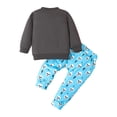 thumbnail image 4 of Xudanell 6-12 Months Baby Boy Clothes Toddler Sweatshirt Outfit Pants Kids Matching Cute Print Kids Fall Outfits, 4 of 7