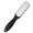 black, variant on Foot file, double-sided foot hair remover, stainless steel foot treatment scrubblack