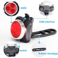 thumbnail image 4 of Bike Light Set, Super Bright USB Rechargeable Bicycle Lights, IPX4 Waterproof Mountain Road Bike Lights Rechargeable Front Light & Rear Light, 4 of 7