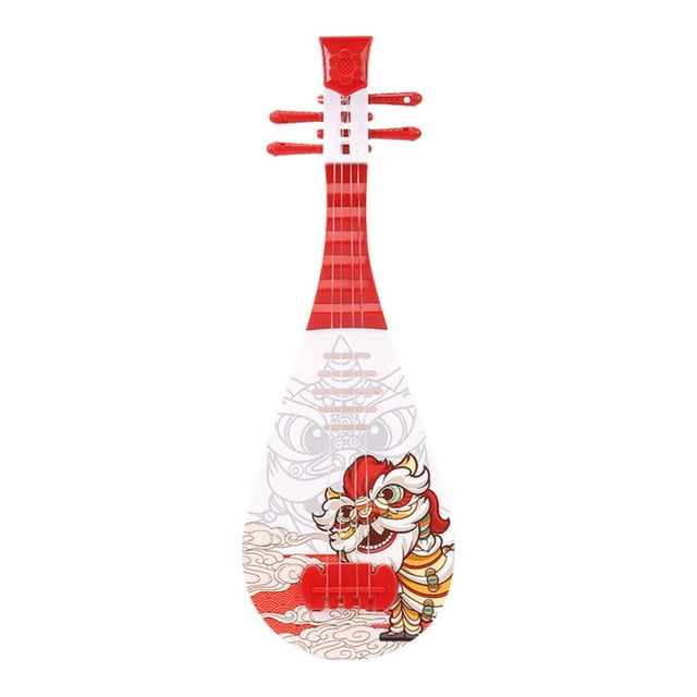 Lipstore Jouet Guitare pour Enfants Mini Simulation Guitare Jouet pour Enfants Filles Garçons Débutants Rouge