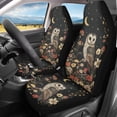 thumbnail image 2 of Uorisanigo Owl Flower Car Seat Covers Waterproof Front Seat Covers Automobile Front Seat Covers Easy to Install Car Interior Automotive Universal Fit Most Cars, 2 of 7