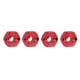 thumbnail image 4 of Rueda Hexagonal Vogacara RCGOFOLLOW Aleación de Aluminio Rojo 1/14 Adaptador MJX 14210 14209, 4 of 6