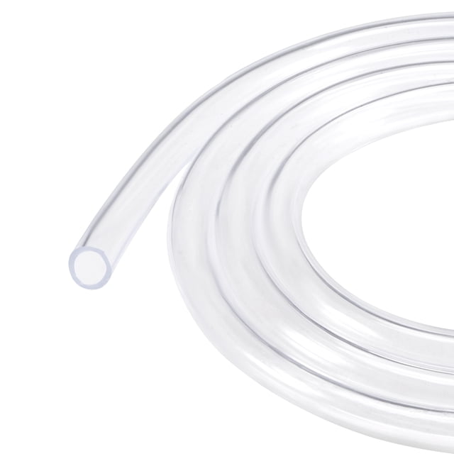 Manguera de PVC transparente Tubo de vinilo 11.5mm ID 15.5mm OD 1m Flexible Ligero 11.5mm ID 15.5mm OD 10ft