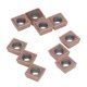 thumbnail image 3 of Insertos de torneado de carburo, 10 piezas Insertos de torneado de carburo Insertos de torneado Herramientas de corte de espuma elaboradas por expertos, 3 of 8