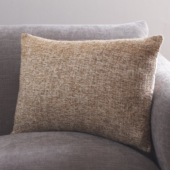 Safavieh Anaya 15" x 23" Transitional Cotton Decorative Pillows, Beige