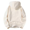 thumbnail image 4 of WILLBEST Sudaderas Navideñas para Hombre, Color Sólido, Invierno, Gruesa, Cálida y Cómoda, Sudadera con Capucha, Sudadera Informal Holgada Grande, 4 of 5