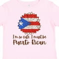 thumbnail image 4 of Inktastic I'm So Cute, I Must Be Puerto Rican Sunflower Boys or Girls Toddler T-Shirt, 4 of 5