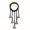 B(12in), variant on Christmas Bells Hanging Decor-Rattan Round Ring with Retro Hanging Bells- Window Wall Door Hanger Decoration-Magic Bell Lucky Bell Wind Chimes For Home Decor Holiday Atmosphere Decorations